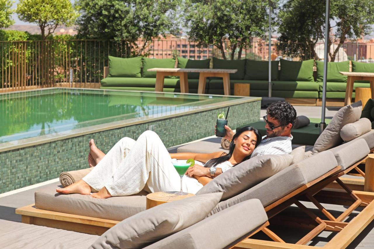 Hotel Jadali & Spa Marrakesh Exterior foto The swimming pool at the hotel